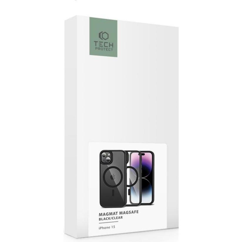 Thumbnail - Tech-Protect MagMat (Apple iPhone 15), Smartphone Hülle, Transparent