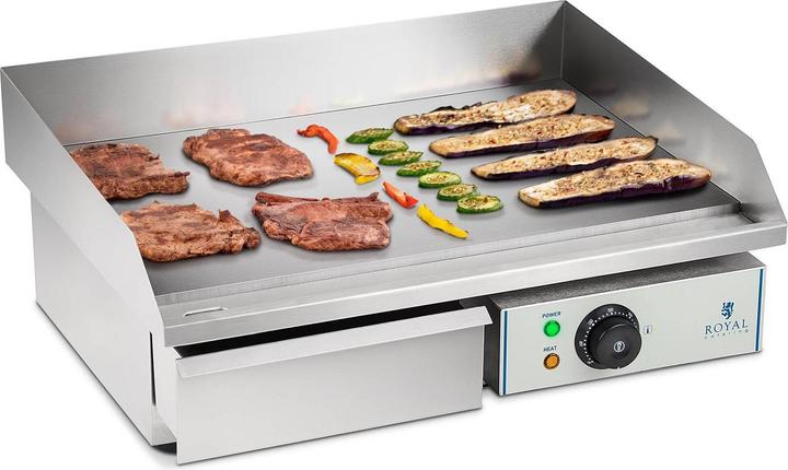 Produktbild Royal Catering Elektro Grillplatte Bratplatte Elektrogrill Griddleplatte Bräter Griddle Gastro (3 kW)