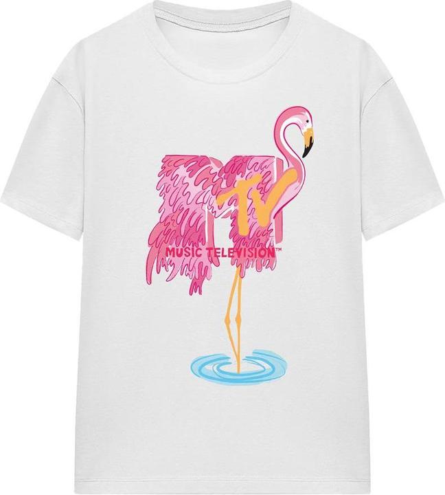 Actual product image MTV Unisex Adult Flamingo T-Shirt (S)