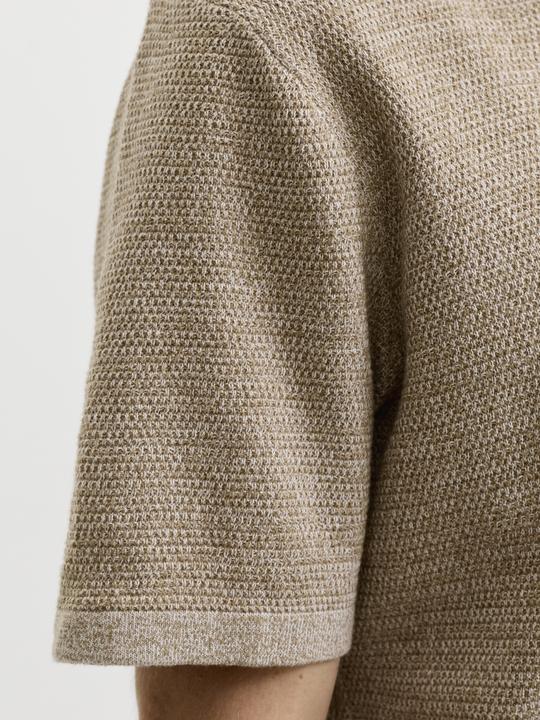 Produktbild Jack & Jones Jjegeorge Knit Split Neck Ss (XXL)