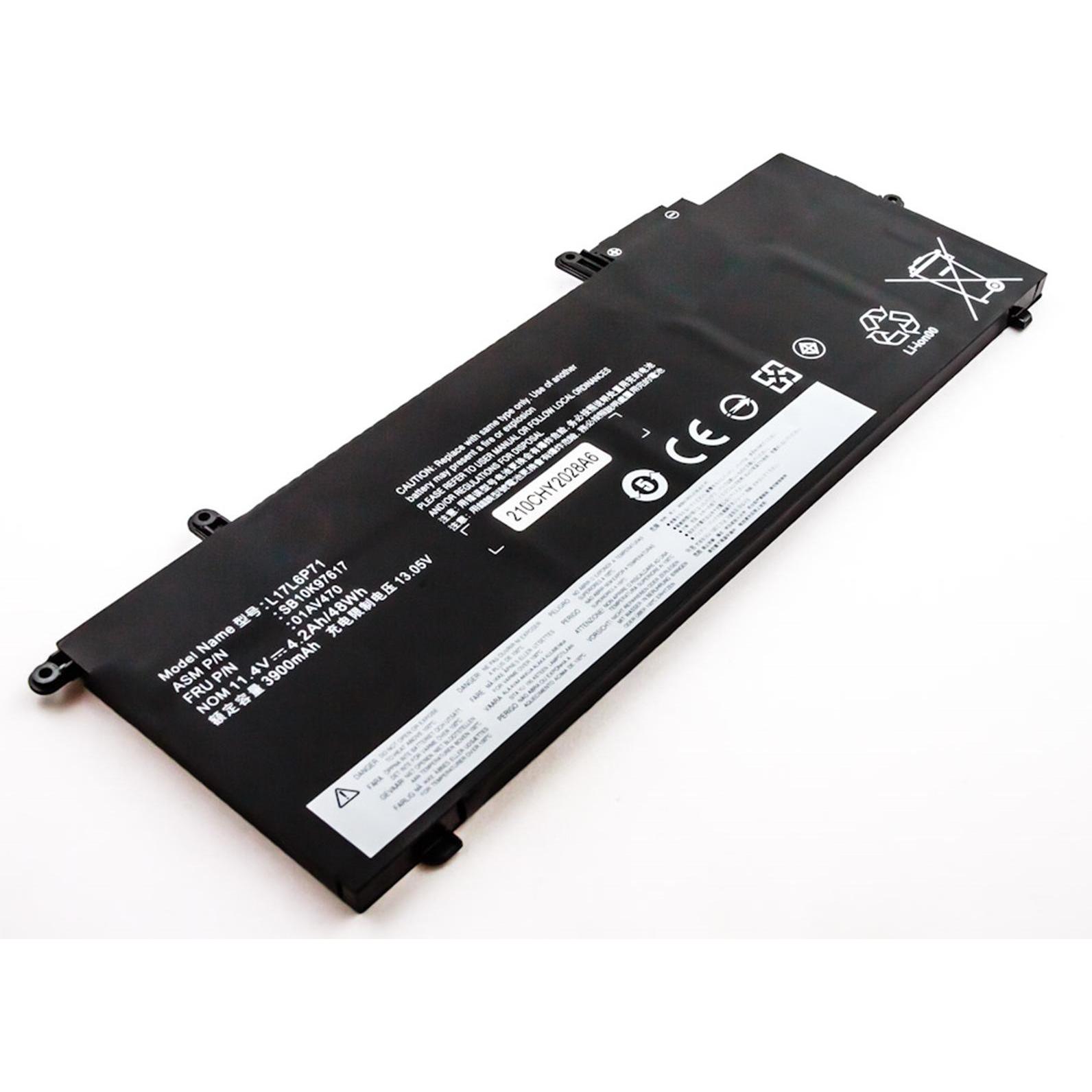 AGI Akku kompatibel mit Lenovo ThinkPad X280(20KFA00CCD) (1 Zellen, 4050 mAh), Notebook Akku, Schwarz
