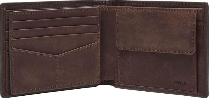 Actual product image Fossil Derrick Bifold Large Coin Pocket