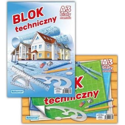 Teka, Quaderni + Bloc notes, Technischer Block A3/10K 160g weiss (10 Stück) (A3)