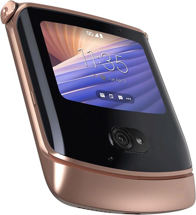 Produktbild Motorola Razr 5G (256 GB, Blush Gold, 6.20", SIM + eSIM, 5G)