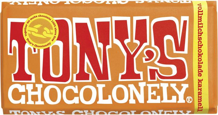 Image du produit Tony's Lait entier Chocolat Caramel Sel (180 g)