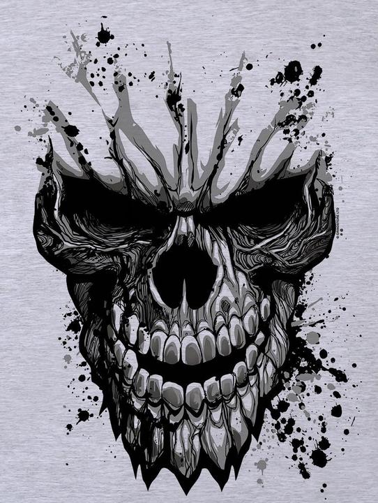 Produktbild Grindstore Carved Skull Top (XXL)