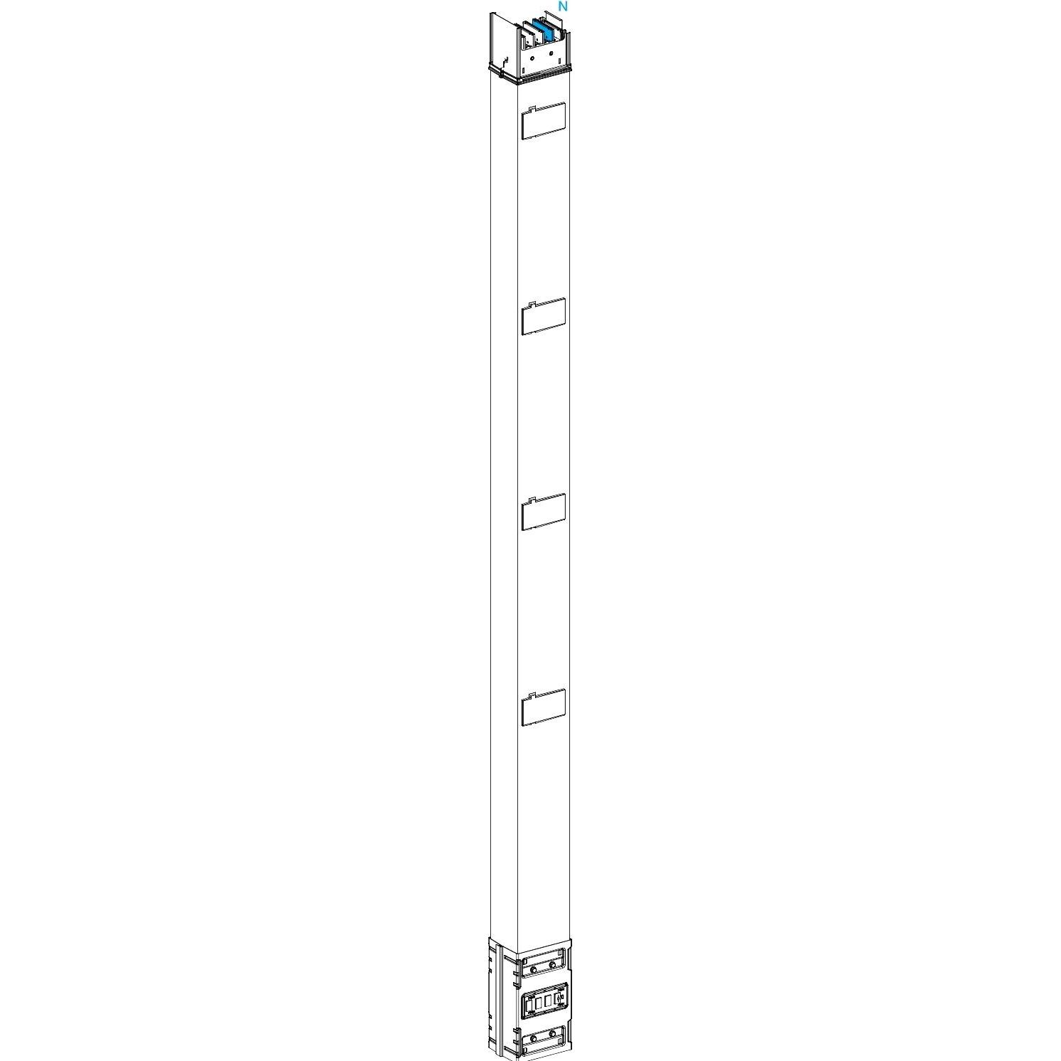 Thumbnail - Schneider Electric, Verteilerschrank Zubehör, SE KSA630EV4254 Steigleitungs-Schienenkasten 630A4 Abg. 2.5m