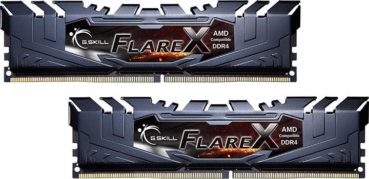Productafbeelding G.Skill Flare X (voor AMD) F4-3200C16Q-32GFX Geheugenmodule GB DDR4 (4 x 8GB, 3200 MHz, DDR4 RAM, DIMM 288 pin)