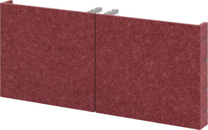 Hammerbacher Porte FlexWall bordeaux 32,6 cm
