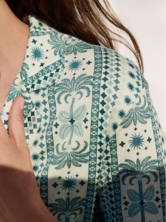 Produktbild Calida Spring Flower Dreams Pyjama, durchgeknöpft (M)