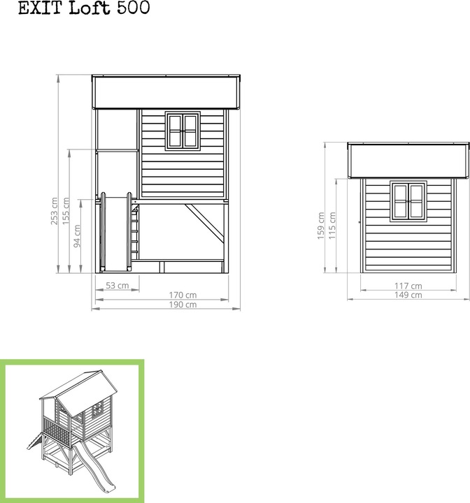 Produktbild Exit Loft 500