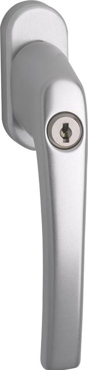 Roto ROTOLINE window handle - locking cylinder, 40 Nm, silver anodised aluminium