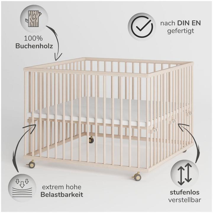Produktbild Sämann Premium Laufgitter (100 cm, 75 cm, Buche)