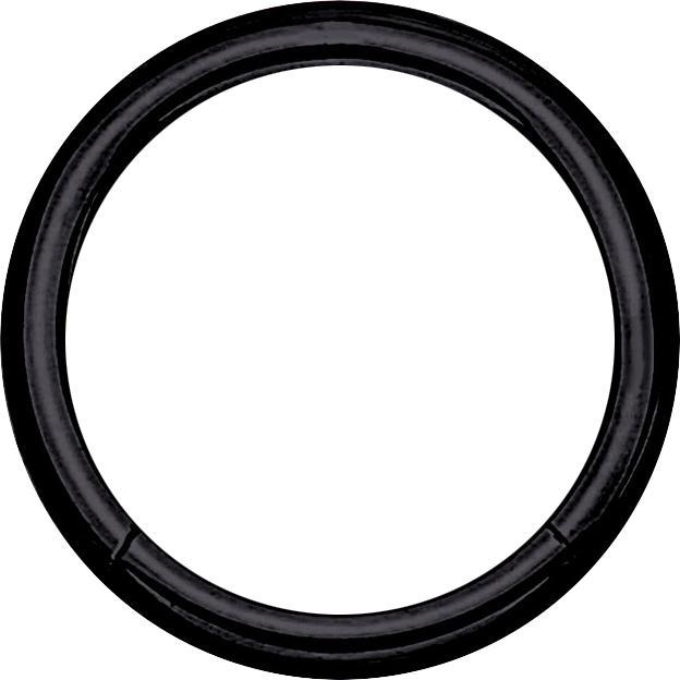 Produktbild Star Piercing Micro Segmentring klappbar schwarz (ohne Messing, Titan G23)