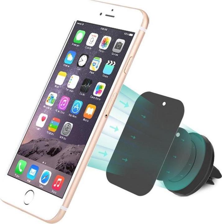 Image du produit Techly Porte-vent magnétique pour voiture Smartphone/GPS