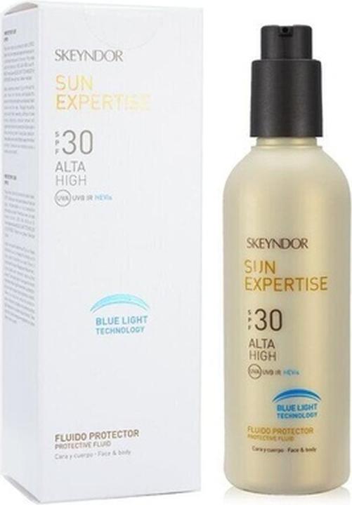 Actual product image Skeyndor Sun Expertise Protective Fluid SPF30 (Suntan cream, SPF 30, 200 ml, 200 g)
