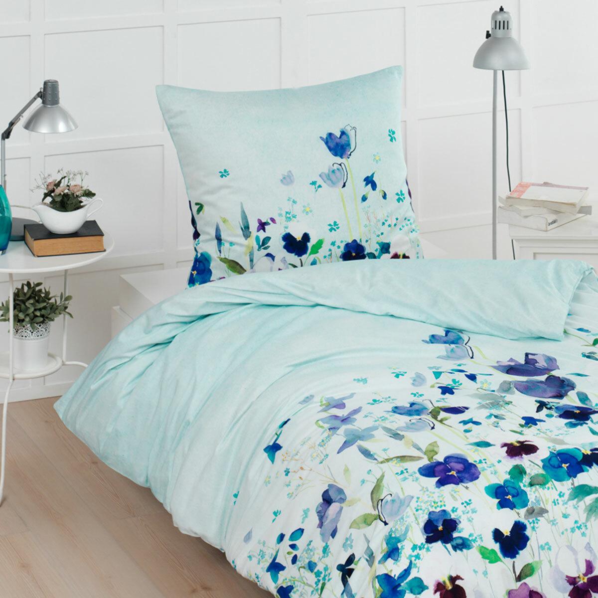 Thumbnail - Traumschlaf, Bettwäsche, Melany (Bettwäsche Set, 135 x 200 cm, 80 x 80 cm)