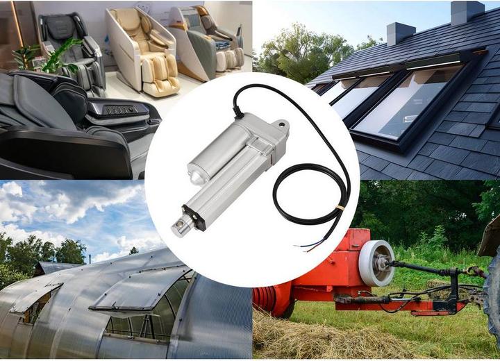 Produktbild Tru Components Elektrozylinder TC24-100-150 TC-13492792 Hublänge 100 mm Schubkra
