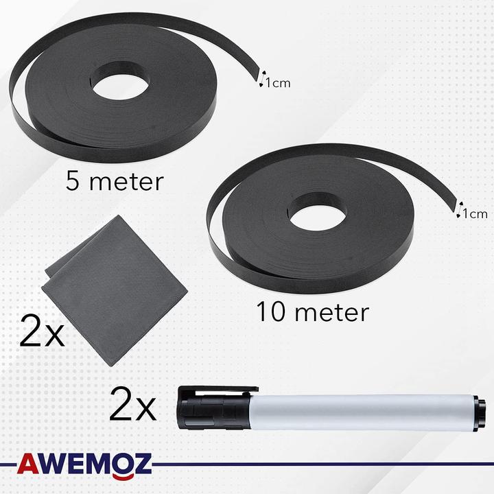 Actual product image Awemoz Writable magnets