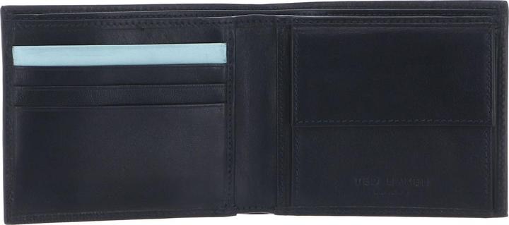 Actual product image Ted Baker Embossed Corner Leather Bifold Coin Wallet