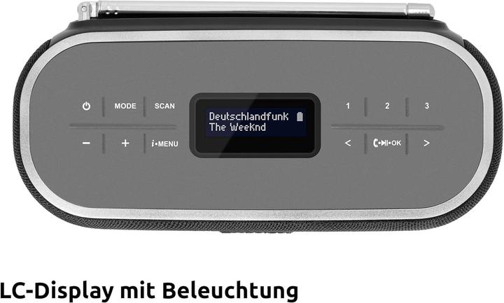 Actual product image TechniSat VIOLA BT 1 - Tragbarer Bluetooth-Lautsprecher mit DAB+ (DAB+, FM, Bluetooth)