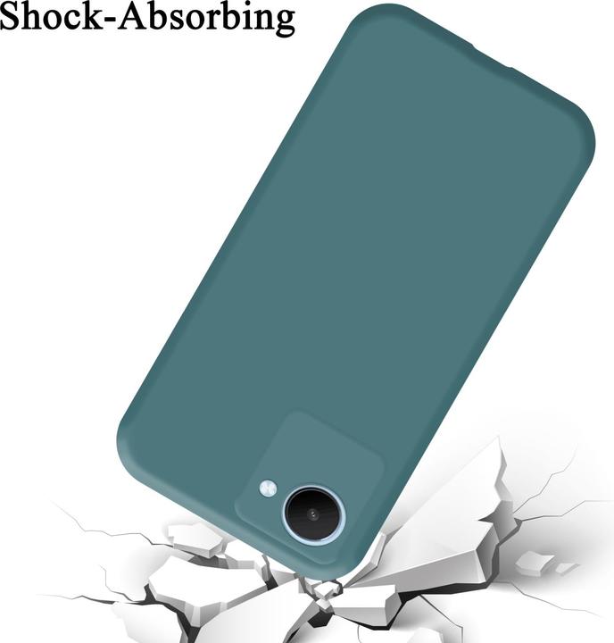 Image du produit Cadorabo TPU Liquid Silicone Case Housse pour Realme C30 / Narzo 50i PRIME (Realme Narzo 50i Prime, Nokia C30)