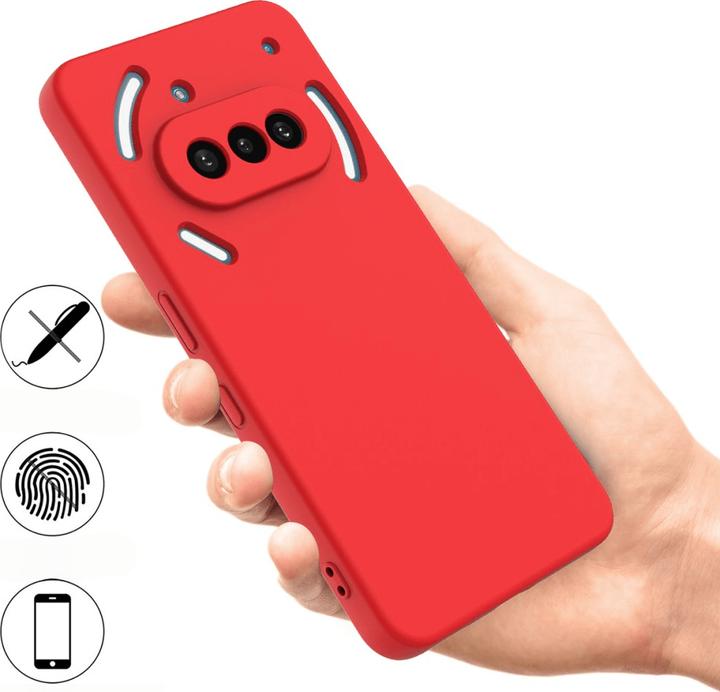 Produktbild Cover-Discount Nothing Phone (3a) - Silikon Gummi Hülle mit Riemen (Nothing Phone (3a))