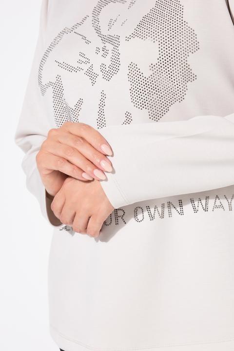 Produktbild Ulla Popken Sweatshirt, Blüte, Stehkragen, Langarm, Modalmix (62)