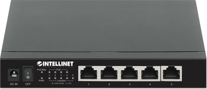 Actual product image Intellinet 5-Port 2.5G Ethernet PoE+ Switch (5 ports)
