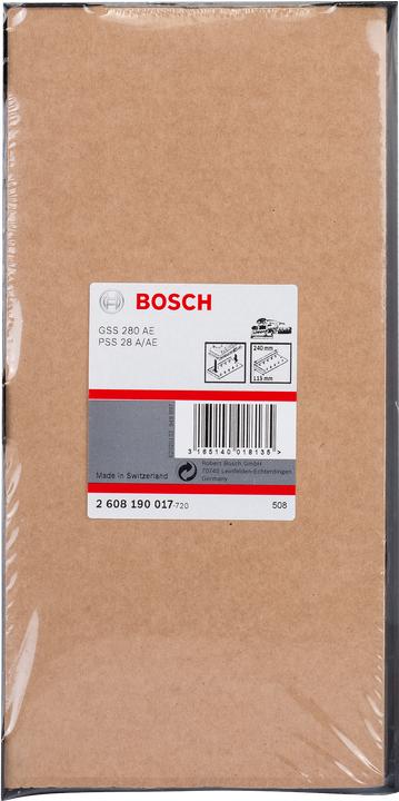 Actual product image Bosch Professional Zubehör Punching tool, for orbital sander, 115 x 280 mm, punching 14