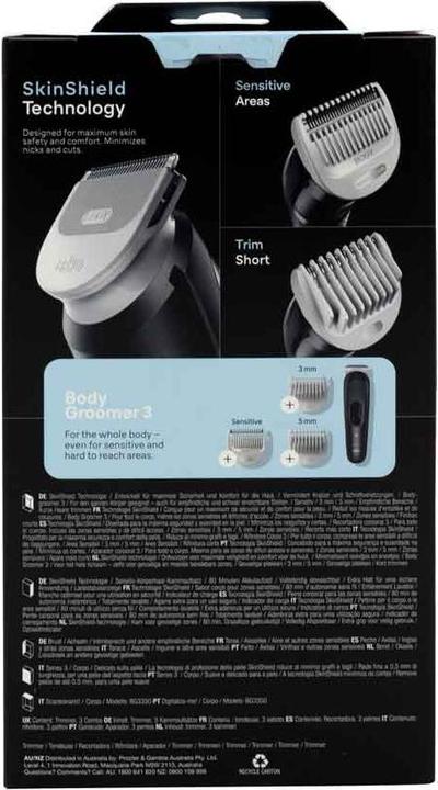 Actual product image Braun Bodygroomer Series 3 (BG3350)