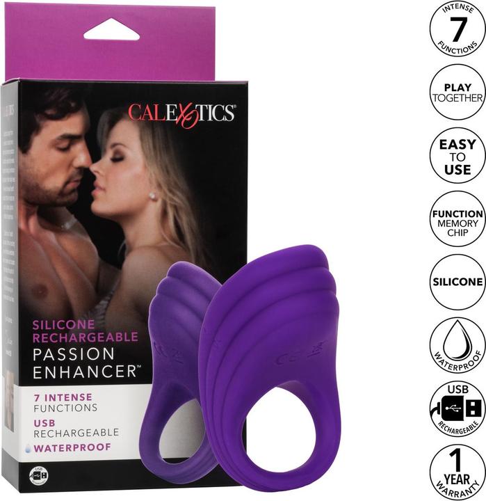 Produktbild CalExotics Silicone Rechargeable Passion Enhancer (4.50 cm)