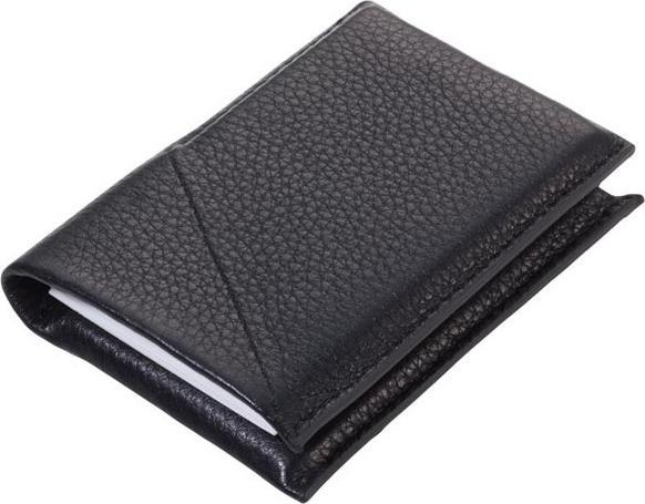 Troika KNIFF3 Visitenkartenetui mit Knick Mechanismus, schwarz