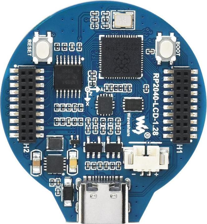 Immagine prodotto WaveShare RP2040 Display LCD rotondo da 1,28 pollici