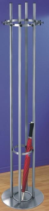 Actual product image Kerkmann Clothes rack Aristo 30604581 silver metal 12 hooks 41.0 x 170.0 cm