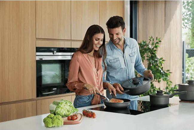 Produktbild BergHoff Pfannendeckel Leo Stone+ 28 cm, Schwarz, Materialtyp: Glas (28 cm, Glas)