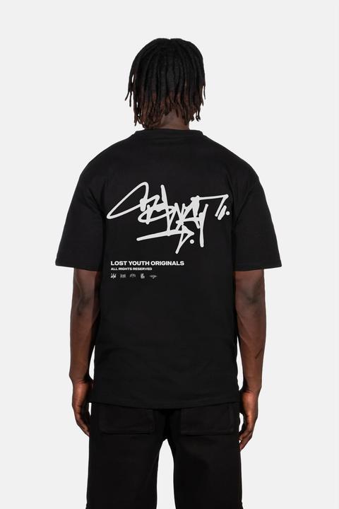 Produktbild Lost Youth LY TEE GRAFFITI black L (L)