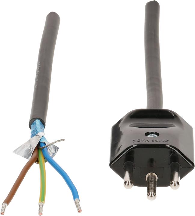 Actual product image Max Hauri Electrobiology MHAG mains cable 3G1.0 shielded type 12 (3 m)