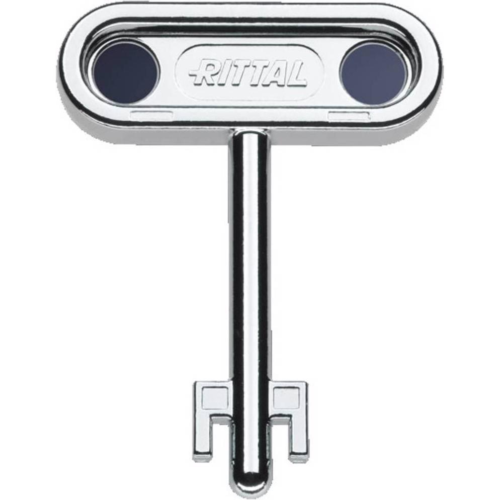 Rittal Schaltschrankschlüssel, Serverschrank Zubehör, Silber