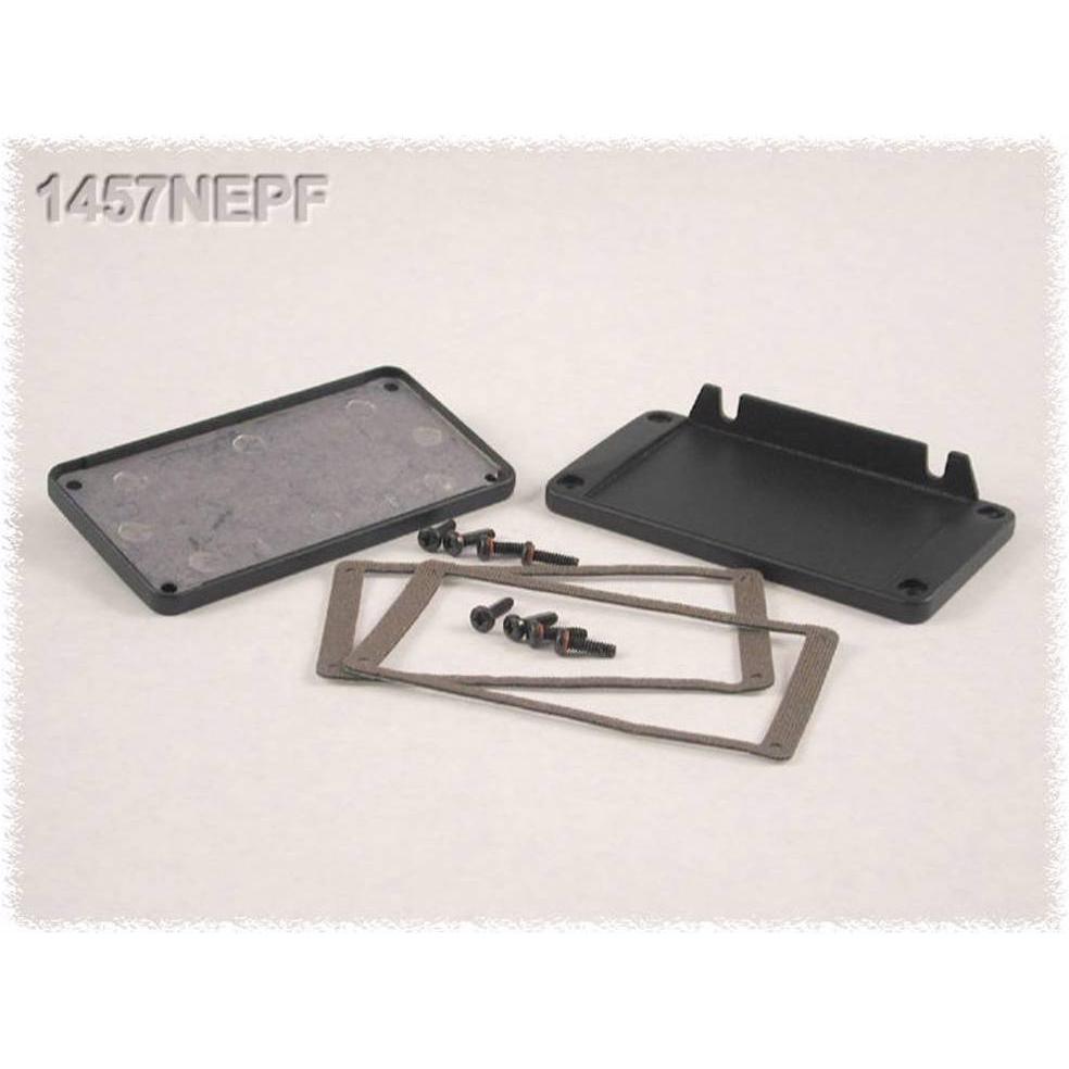 Hammond Endplatte Serie 147 (Diverse), Elektronikzubehör + Gehäuse, Schwarz