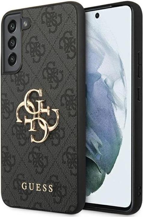 Produktbild Guess 4G Metal Logo Case für Samsung Galaxy S23 - grey (Samsung Galaxy S23)