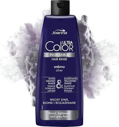 Actual product image Joanna Ultra Colour System Silver Rinse Forond And Lightened Hair 150Ml (150 ml)