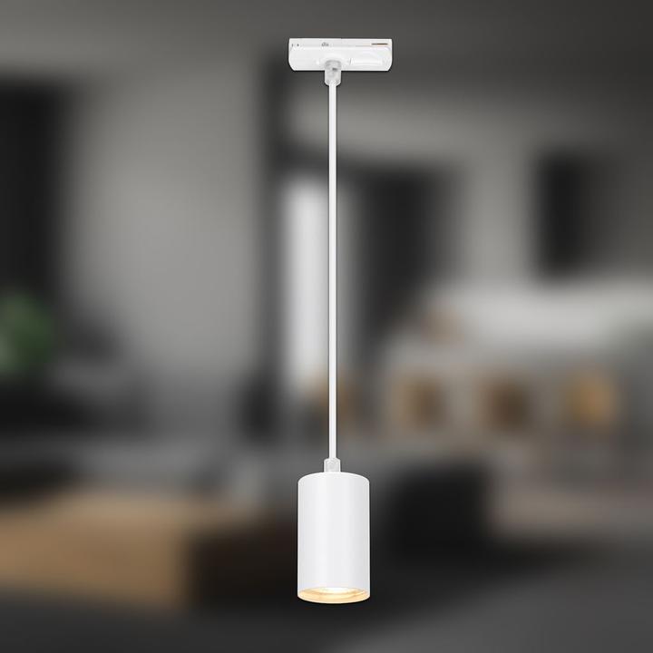 Produktbild Briloner HV-Stromschienensystem - LED-Pendelleuchte, Weiss, 1xGU10 exkl. Leuchtmittel (GU10)