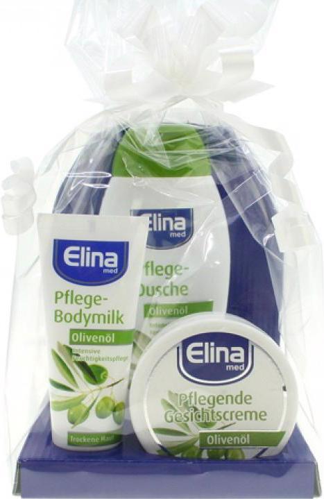 Immagine prodotto FT Set per la cura della pelle all'olio d'oliva Elina (Set per la cura del corpo)