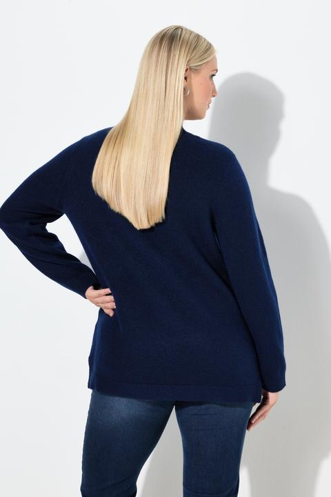 Produktbild Ulla Popken Pullover, Weihnachtsmotiv, Stehkragen, Langarm (62)