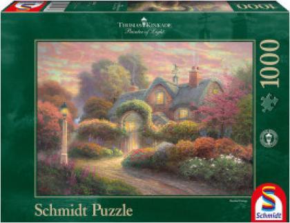 Actual product image Schmidt Spiele Cottage in the rose garden (1000 pieces)