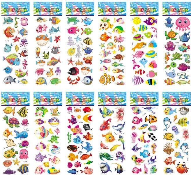 Produktbild MU Classic Set Sticker Meerestiere