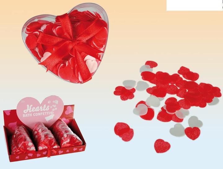 Actual product image Ootb Bath confetti hearts