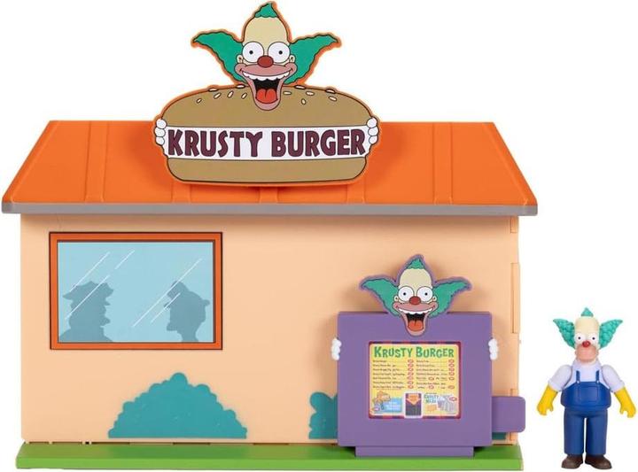 Actual product image Jakks Pacific Simpsons minifigures playset Krusty Burger