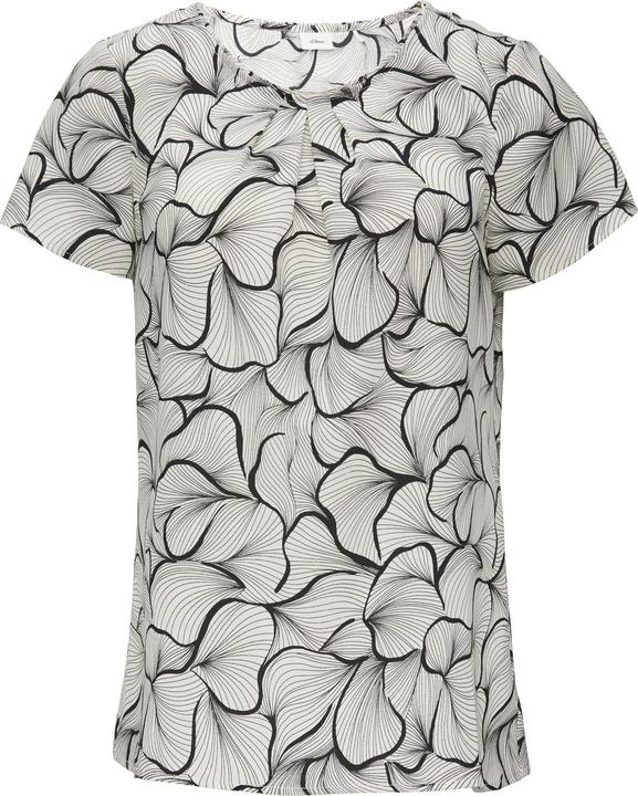 Immagine prodotto s.Oliver Bluse Fein gemusterte Bluse mit Raffungen (36)